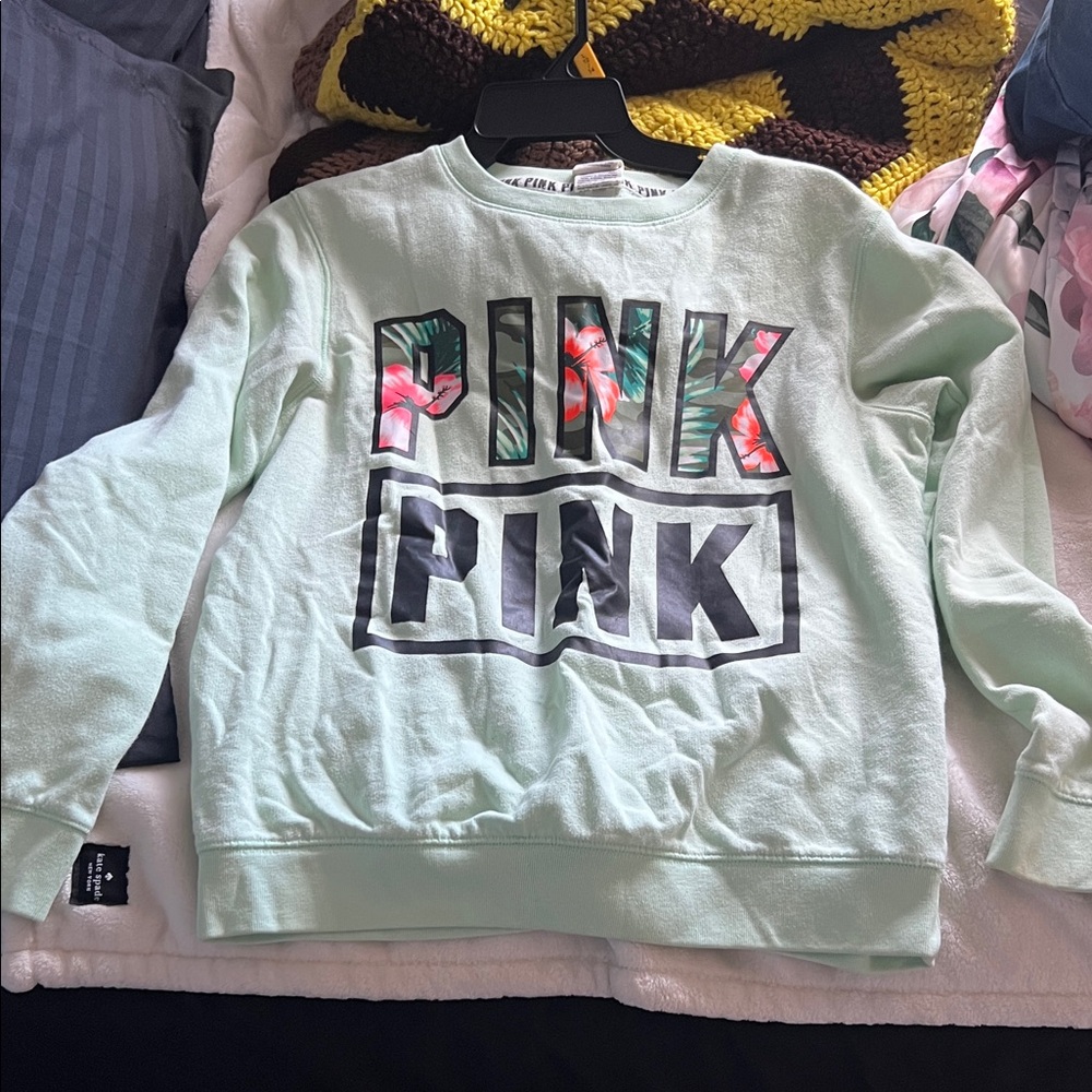 Victoria's Secret PINK Light Green Top